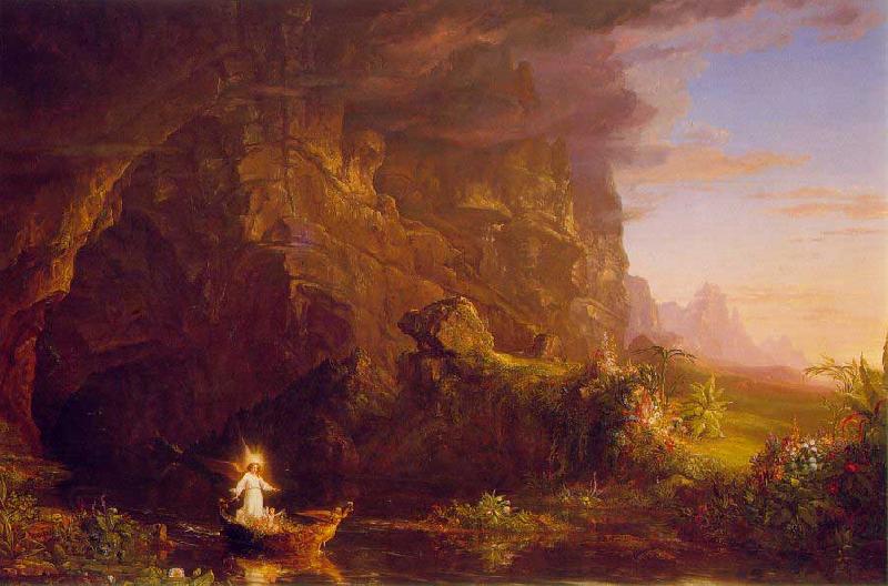 Thomas Cole The Voyage of Life: Childhood oil painting picture